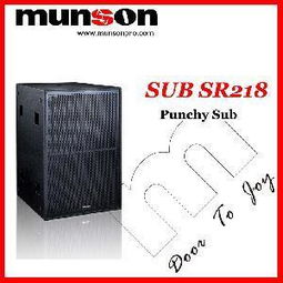 反射式超低音箱SR218 廣州市番禺區(qū)漫升音響設備制造廠的專業(yè)音響設備